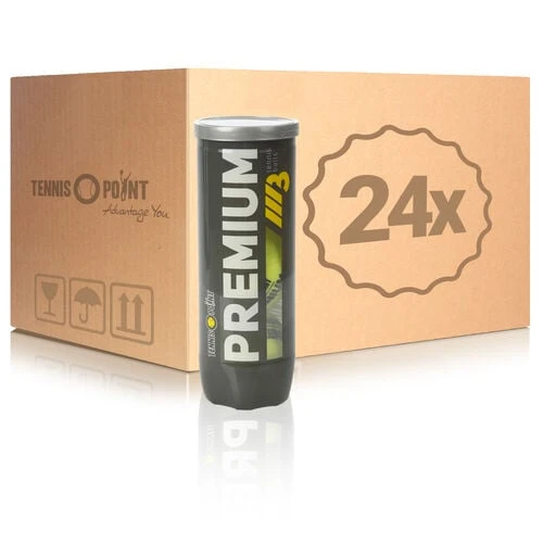 Premium Tennisball 24x 3 Ball Tube In A Box 1 Premium Tennisball 24x 3 Ball Tube In A Box